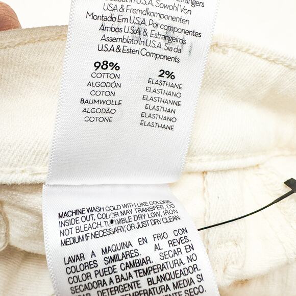 Mother Superior The Hustler Patch Pocket Flood Act Natural Denim Jeans Size 23 - Picture 8 of 9